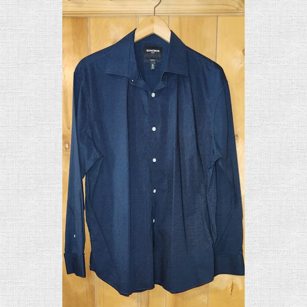 Bonobos Stretch Mens Shirt 17x35